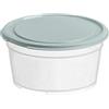 GASTROMAX - Contenitore per Alimenti - BIO - 0,8 L - Rettangolare - Trasparente/Verde Salvia