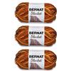 Bernat Blanket Fall Leaves Filato - 3 confezioni da 150 g/5,3 oz - poliestere - 6 super voluminosi - 100 metri - per lavoro a maglia, uncinetto, artigianato e amigurumi, filato di ciniglia grosso