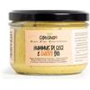 CIBO CRUDO crudo biologico vegan Hummus di Ceci e Curry Biologico - 220 grammi. Hummus a Base di Ceci e Semi di Sesamo e Curry. Contiene Proteine Fibre Vitamine del gruppo B e Sali Minerali. Basso Indice Glicemico.