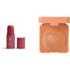 3INA MAKEUP - The No-Rules Stick 362 + The Bronzer Powder 658 - Rosa - Blush in Crema Rosa con Acido Ialuronico - Arena - Abbronzante Viso Polvere - Finitura Naturale - Vegan - Cruelty Free