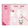 Janod - Disegno Passo Dopo Passo - Imparare a disegnare - 20 Modelli Kawaii - Kit di Disegno per Bambini - Apprendimento del Disegno e della concentrazione - da 6 Anni - J09156