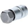 BRILLIANT TOOLS BT022869 Bussola a inserto a esagono incassato 1/2, lunga 55 mm, 22 mm [Powered by KS TOOLS]
