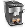 Siemens, macchina da caffè completamente automatica, EQ500, Home Connect, aromaDouble Shot, autoMilk Clean, ceramDrive, CoffeeSelect Display, oneTouch DoubleCup, acciaio inossidabile/nero, TP516RX3
