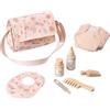 Howa Accessori per bambole, borsa fasciatoio per bambole, mini flowers, incl. 7 pezzi