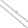 Aka Gioielli® - Collana Donna in Argento Sterling 925 - Catenina Maglia Serpente 1.4mm - lunga 60 cm