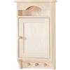 Wooden World Armadietto portachiavi - scatola portaoggetti in legno per decoupage e ganci in legno LIGHT K05