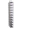 vetrinein rete Vetrineinrete® Organizer per armadi con 5 10 ripiani in tessuto contenitore pieghevole richiudibile salvaspazio (10 Ripiani) 69705