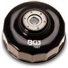 BGS 1007 | Chiave Filtro Olio | 14 Angoli | Ø 84 mm | per Mercedes-Benz | Laccato Nero