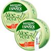 Instituto Español Crema Corpo Aloe Vera, Crema Idratante Corpo Donna, Uomo, Crema Corpo Profumata, Trattamento quotidiano per le mani, piedi per pelle secca e screpolata, Set 800ml