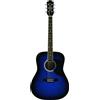Eko Ranger 6 Blue Sunburst Chitarra Acustica a 20 Tasti Colore Sunburst Blu