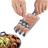 NQEUEPN Macchina per Polpette Tripla con Paletta da Taglio, Paletta per Polpette