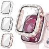 Neitra 3 Pezzi Brillantini Cover per Apple Watch SE Series 654 40mm Case