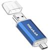 THKAILAR Chiavetta USB 128 GB, 2 in 1 USB C 3.1 Flash Drive Dual Cle USB Memory Stick per Smartphones/Laptop/Tablet PC