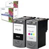 ELLENNE CARTUCCIA COMPATIBILE PER CANON PG-40 XL + CL-41 XL NERO PG-40XL e CL-41XL PIXMA STAMPANTE MP140 MP160 MP150 CARTUCCE