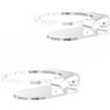 Cozycase Supporto da parete Compatibile con Dot 5/ 4a & Homepod Mini, accessori per mensole in acrilico per cucina, camera da letto, bagno, 2-Pack