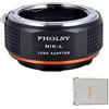 PHOLSY Anello Adattatore Compatibile con Obiettivo Nikon F AI AIS AF AF-I AF-S Mount su Leica L Mount Corpo Fotocamera Compatibile con Leica SL2, SL2-S, CL, TL2, Lumix S5, S1, BS1H, SIGMA fp, fp L