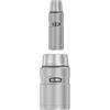 Thermos, Bottiglia Isolante Stainless King, in Acciaio Inox Satinato, capacità 0,47 l, Grigio, 4003.205.047 + Thermos per Alimenti, Acciaio Inox, Acciaio Inox, 9,3 x 9,3 x 18,5 cm