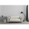 Italian Bed Linen COMFORT copridivano antiscivolo made in Italy, Panna, 2 Posti