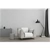 Italian Bed Linen COMFORT copridivano antiscivolo made in Italy, Bianco, 1 Posto