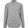 Lacoste CH2564 Camicia Casual Maniche Lo, Blanc/Marine, S/M Uomo