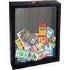 FramePro Cornice Profonda Nero 20x25 cm Foto Cornice con apertura superiore, Può contenere regali fai-da-te, tappi per vino, biglietti per il cinema, souvenir di viaggio, biglietti per concerti.