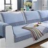 YWQJL Copertura Divano Con Penisola 4/3/2/1 Copridivano Posti Destra Sinistra Impermeabile Angolare,copridivano Angolare Con Penisola Universale, Antiscivolo Fodera Sofa Cover Set L Shape,blau-70x120cm