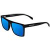 NORTHWEEK Hale Occhiali da Sole Unisex-Adulto, Shine Black/Blue Polarized