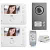 URMET KIT VIDEOCITOFONICO Bluetooth MINI NOTE2 2FILI BIFAMILIARE CON 2 MONITOR MIRO VIVAVOCE 172284 172294