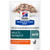 Hill's Prescription Diet W/D Multi-Benefit con pollo umido per gatto (in bustine) 48 x 85 g