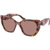 Prada Occhiali da Sole PRADA PR 19ZS 18N10D Begonia cognac tarta