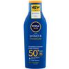 Nivea Sun Protect & Moisture SPF50+ lozione idratante waterproof per l'esposizione al sole 200 ml