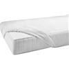 Gabel Jersey Coprimaterasso, Cotone, Bianco, 90 x 200 x 0.4 cm