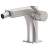 PAFFONI Miscelatore bidet senza scarico steel looking - Rock di Paffoni