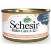 Schesir Kitten care Pollo con aloe Jelly 24gr