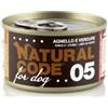 Natural Code Lattina Cane 05 Agnello e Verdure 90gr