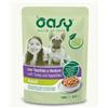 Oasy Umido Cane Straccetti in Salsa Adult Tacchino e Verdure Bustina 100gr