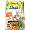 Snack Roditori Gimbi Drops Carote 50Gr
