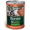 Monge BWild Grain Free Bocconi in Salsa Tacchino Zucca e zucchine 400Gr