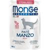 Monge Cat Bustine Patè Monoproteico Sterilised Manzo 85gr