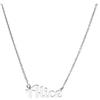 NADIR Collana Unisex Nome in Argento 925% Anallergico Made in Italy (Alice)