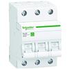 Schneider Electric Resi9 - Interruttore di protezione a 3 poli, 40 A, caratteristica B, 6 kA, codice articolo R9F23340