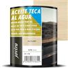 JOVIRA PINTURAS Olio teka all'acqua protezione e ripristino del legno teak in agenti atmosferici (750 Millilitri, Incolore)