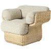 GUBI poltrona lounge chair BASKET - 44167-D-ZERO-0002