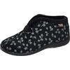 Manitu Home Pantofole, Donna, Nero, 36 EU