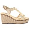 XTI Sandali 142753 Oro - Altezza Zeppa 10cm