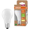 LEDVANCE OSRAM Led a Risparmio Energetico, Lampadina In Vetro Smerigliato, E27, Bianco Caldo, 3000K, 4 Watt, Sostituisce La Lampadina da 60W, Efficiente E a Risparmio Energetico, Confezione da 6