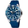 Festina Diver Da Uomo (45,7 Mm) Quadrante Blu / Cinturino In Caucciù F20664/1