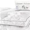 Tex family TOPPER per Materasso in PIUMINO Oca TEX TIROL © DOLOMITI 50% Piumino Oca / 50% Piuma Oca - Matrimoniale cm. 160x190