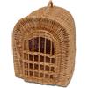 e-wicker24 Alles aus Weide Gabbia, Cestino, Parchi, Cestino per il trasporto in vimini, per gatti e cani, Cestino per biciclette (naturale)
