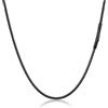 FaithHeart Catenina Uomo Collana Uomo Acciaio Inossidabile 2 MM Catena Serpente 40/50/60/70 CM Catenina Argento Nero Oro Chiusura Comoda e Veloce Collane Ciondolo Impilate Hiphop